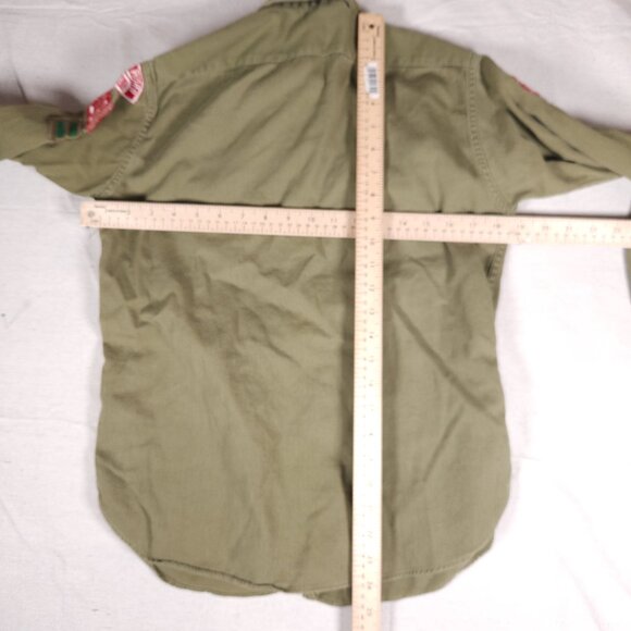Vintage Boy Scout Uniform Shirt Two Harbors MN First Class Printing Patrol Youth - Picture 3 of 16